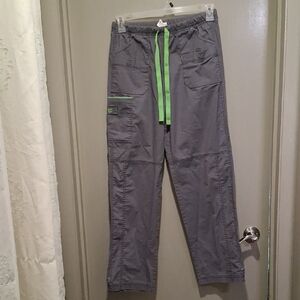 Gray and Green Men's Pants